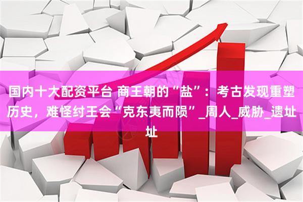 国内十大配资平台 商王朝的“盐”：考古发现重塑历史，难怪纣王会“克东夷而陨”_周人_威胁_遗址